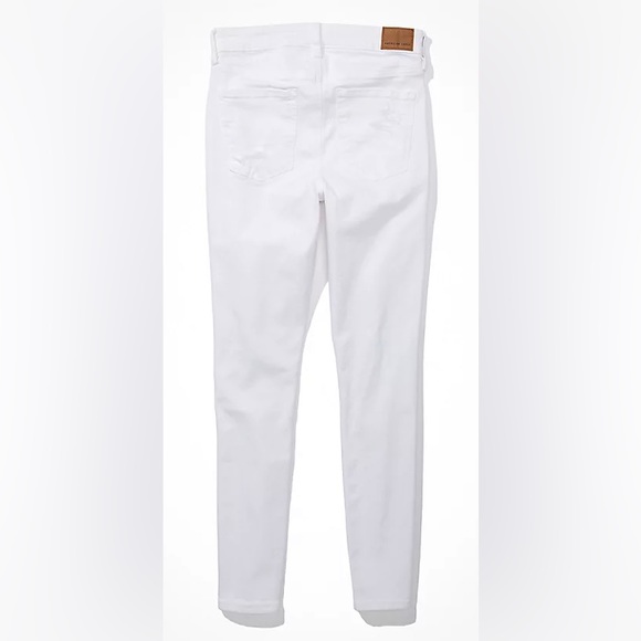 WHITE AMERICAN EAGLE JEANS SIZE 0 - Picture 4 of 6
